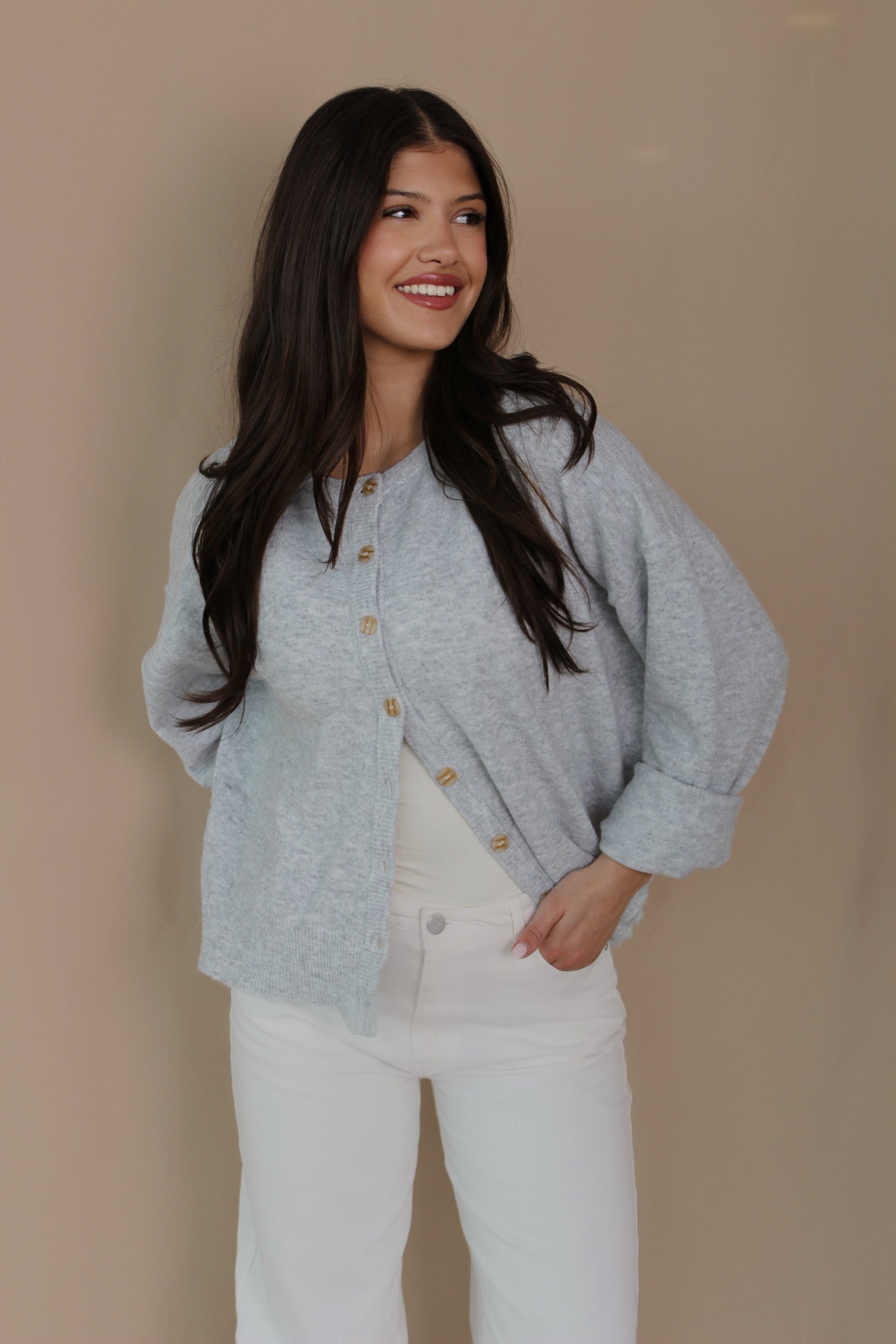 Our Capsule Grey Cardigan