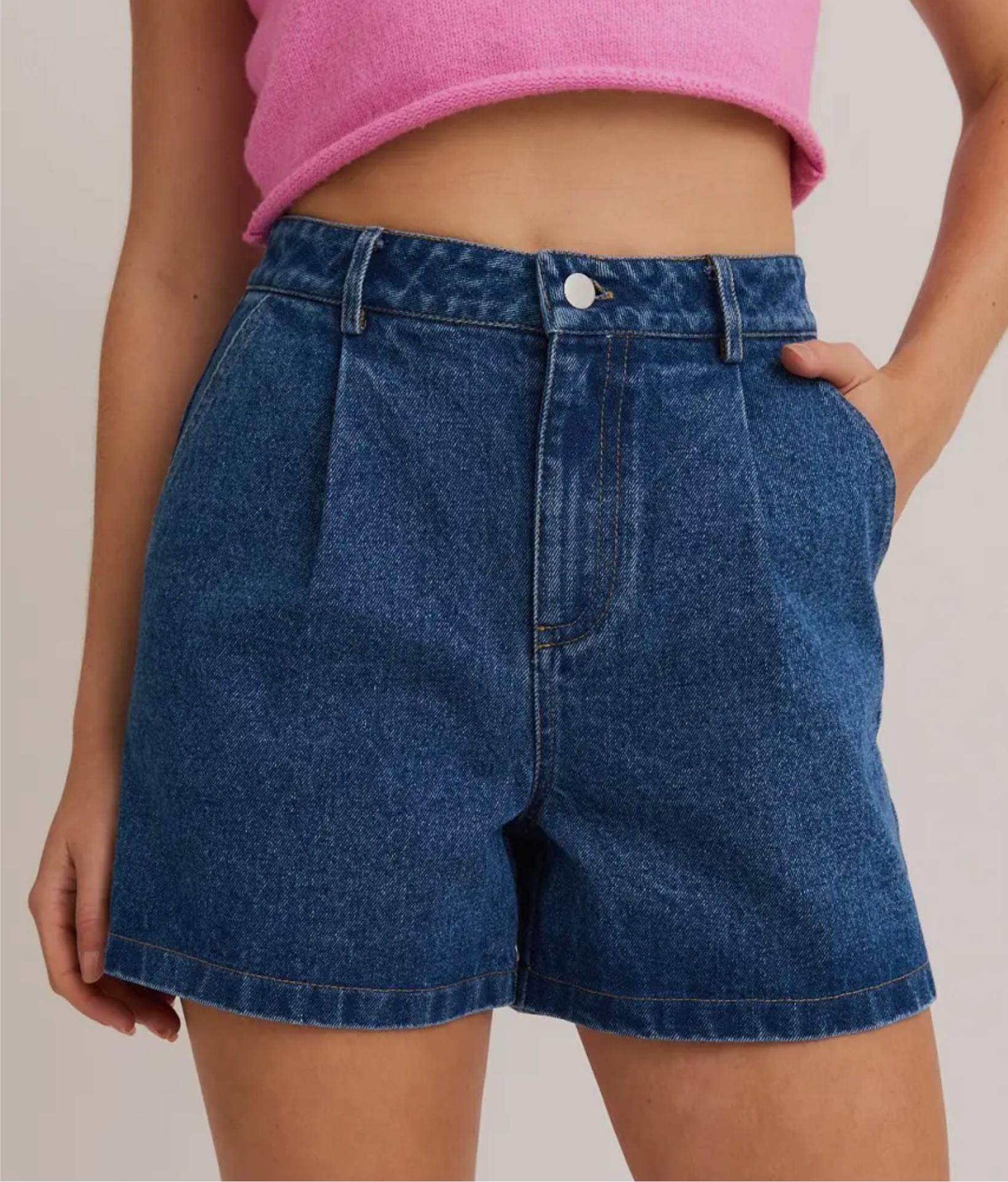 Indigo Denim Shorts