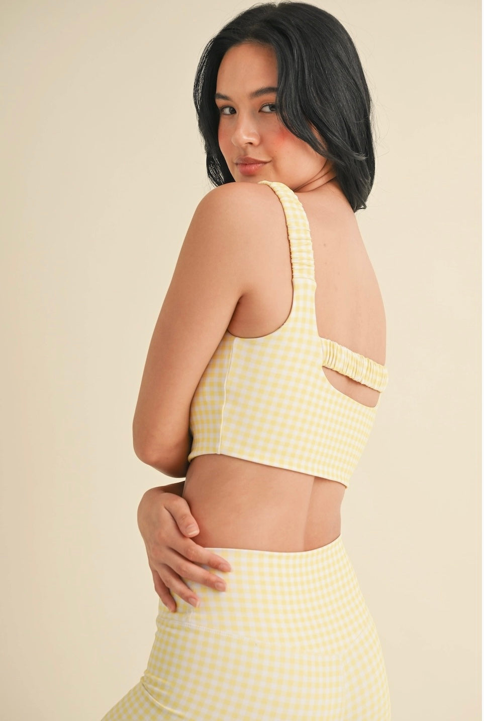 Lemon Gingham shorts