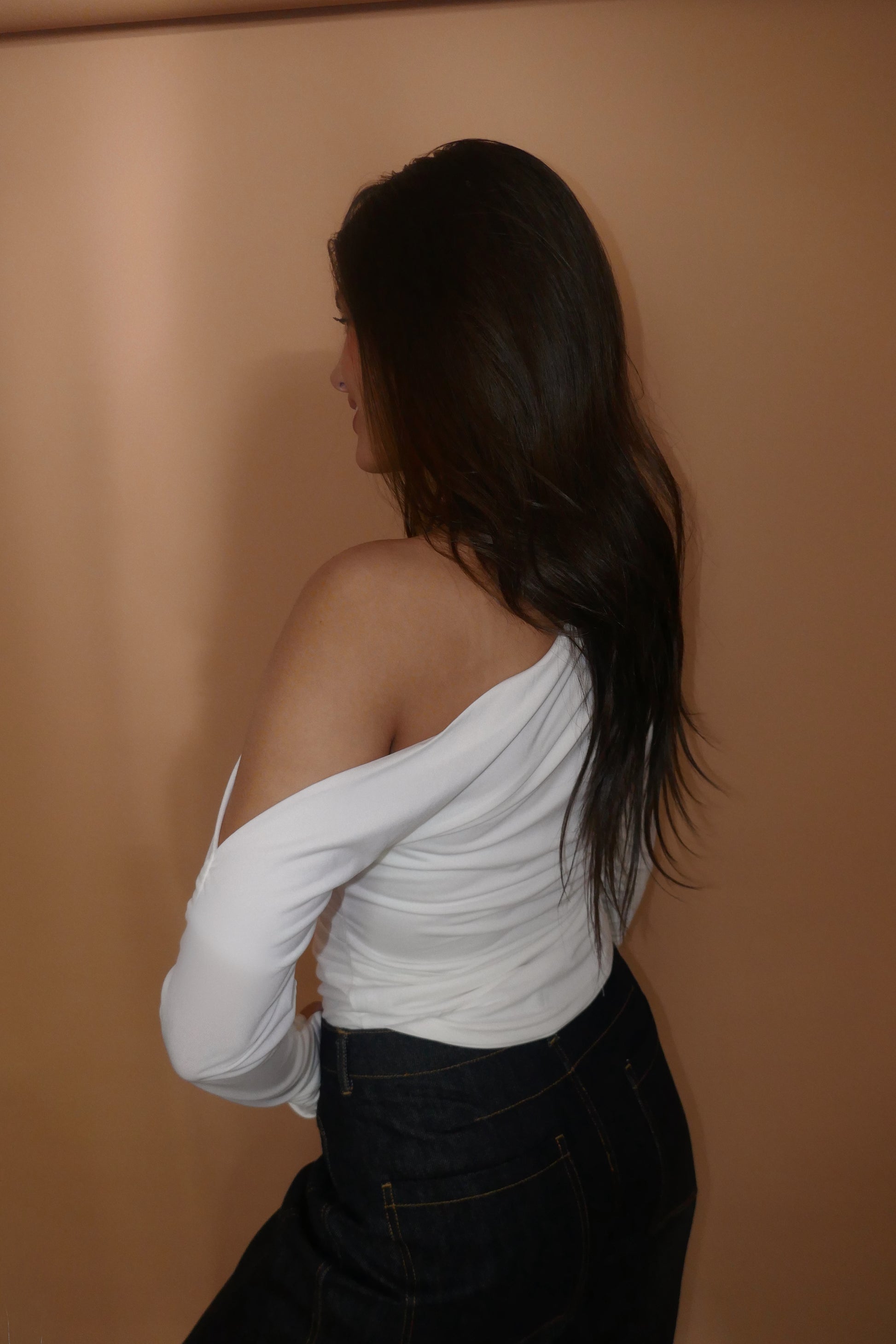 Off-White Off The Shoulder Top